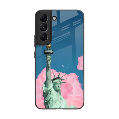 Dreamy Freedom back phone cover | glass case for samsung galaxy s22