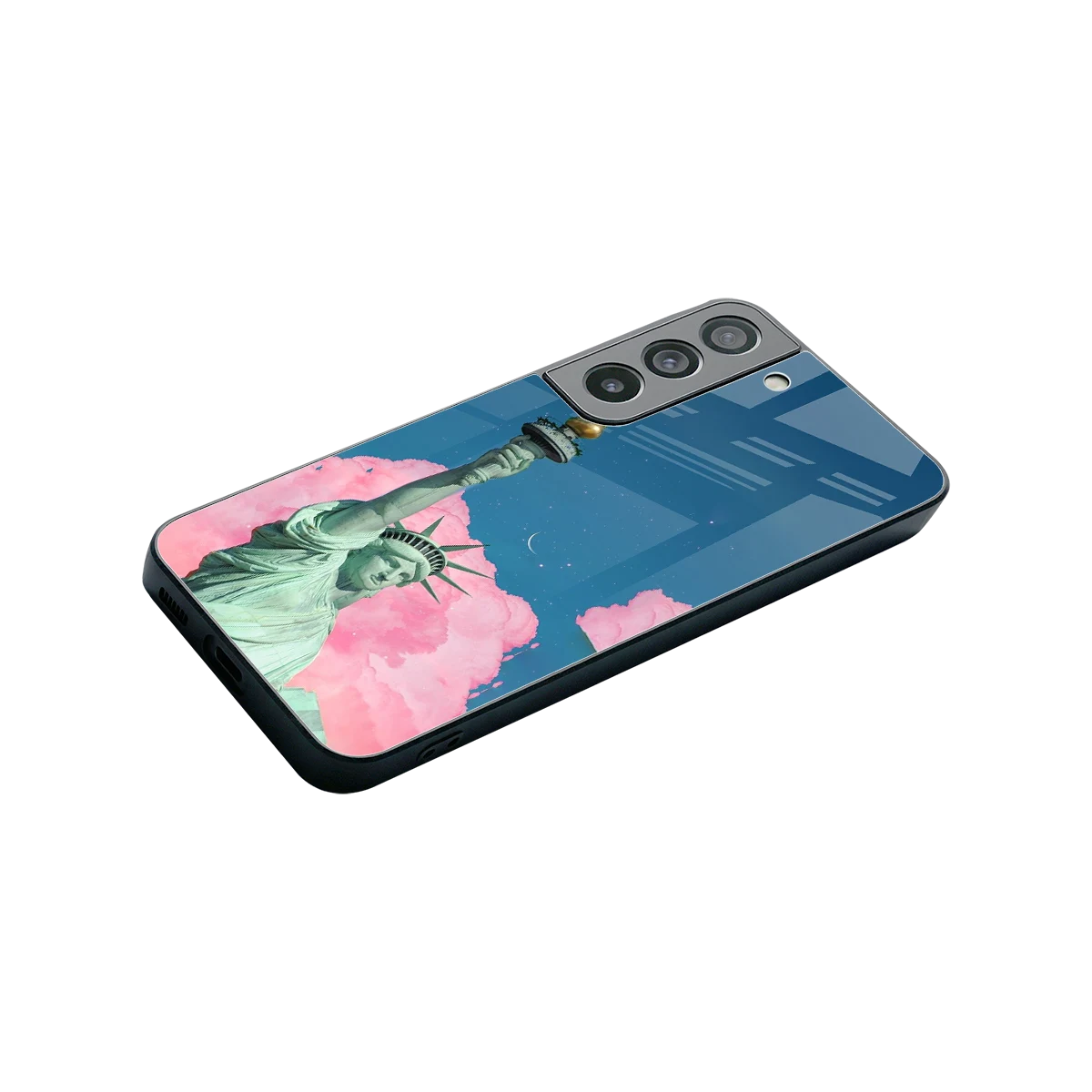 Dreamy Freedom stylish phone case for samsung galaxy s22 | glossy glass and slim fit