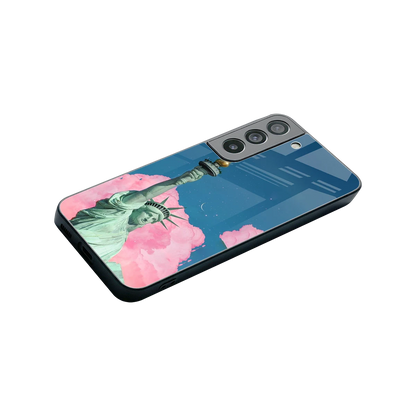 Dreamy Freedom stylish phone case for samsung galaxy s22 | glossy glass and slim fit
