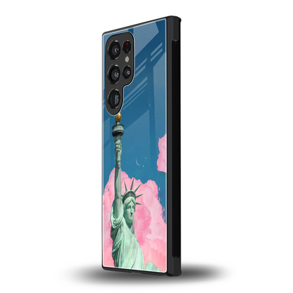 Dreamy Freedom samsung galaxy s23 ultra mobile cover | shockproof glass phone case