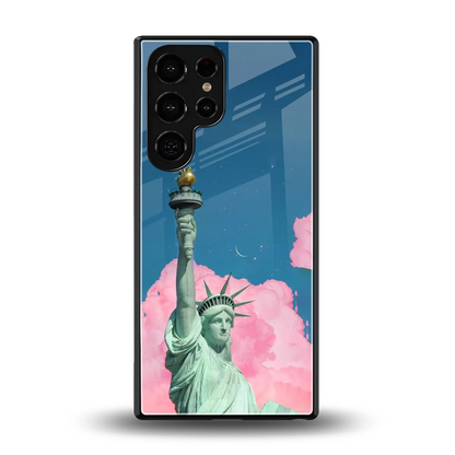 Dreamy Freedom back phone cover | glass case for samsung galaxy s26 ultra