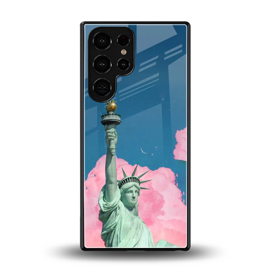 Dreamy Freedom back phone cover | glass case for samsung galaxy s26 ultra