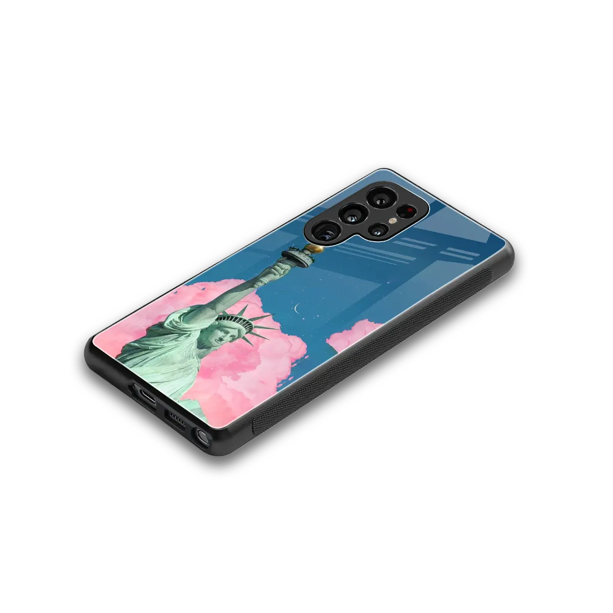 Dreamy Freedom stylish phone case for samsung galaxy s25 ultra | glossy glass and slim fit