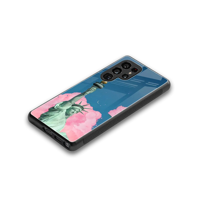 Dreamy Freedom stylish phone case for samsung galaxy s26 ultra | glossy glass and slim fit