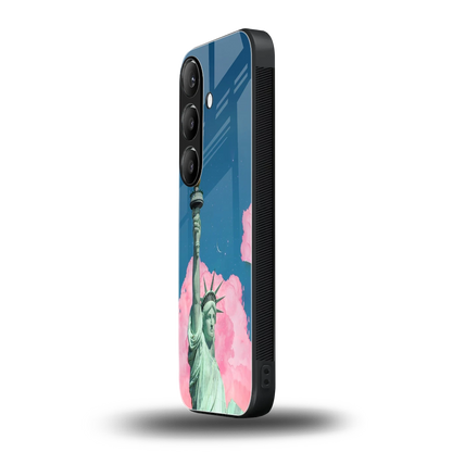Dreamy Freedom samsung galaxy s24 mobile cover | shockproof glass phone case