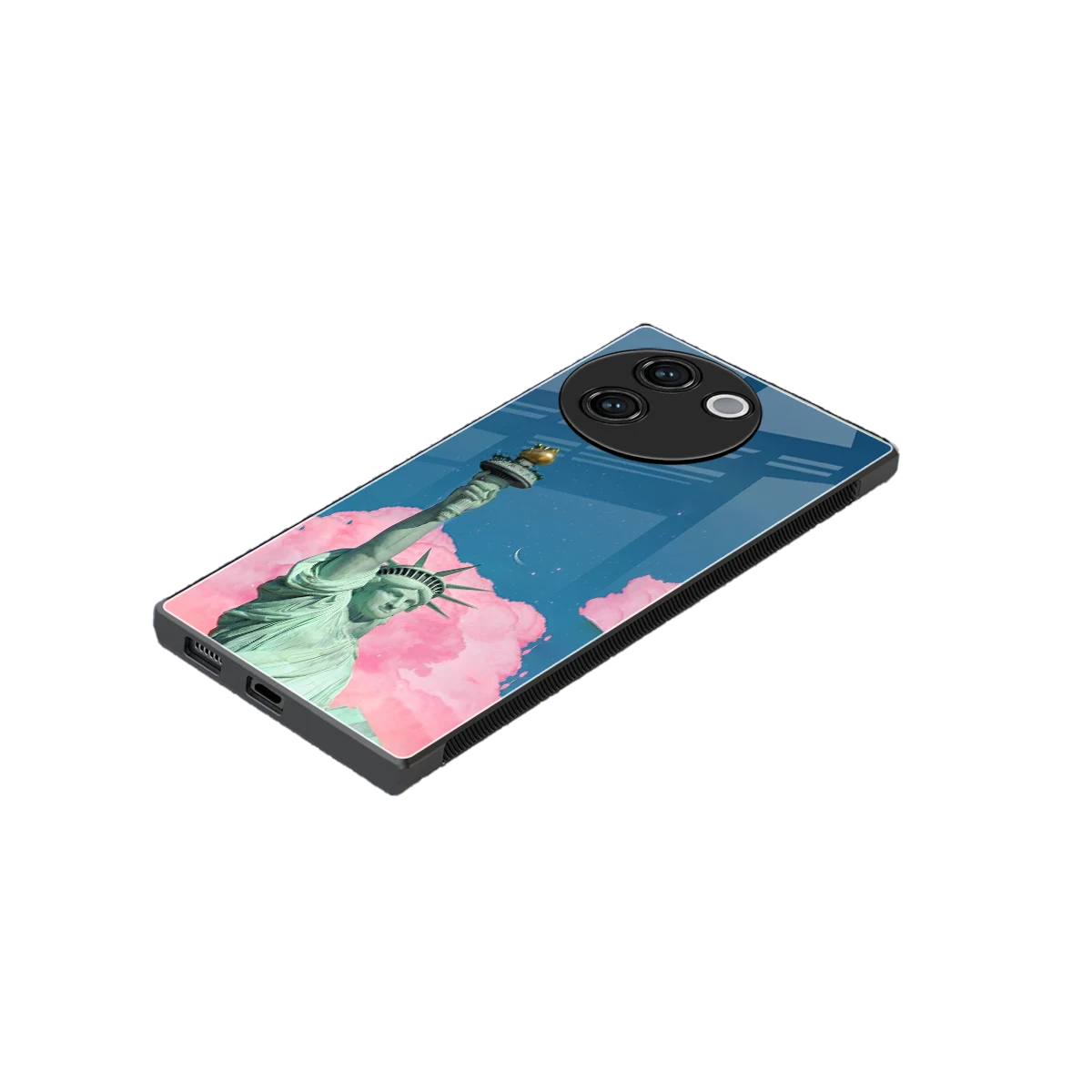 Dreamy Freedom stylish phone case for vivo v30e | glossy glass and slim fit