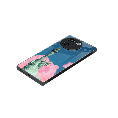 Dreamy Freedom stylish phone case for vivo v30e | glossy glass and slim fit