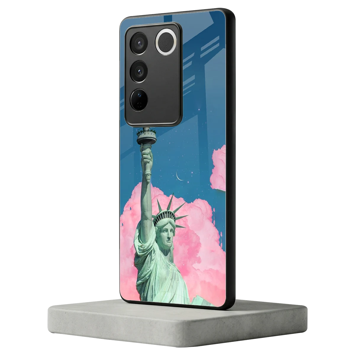 Dreamy Freedom vivo v27 5g mobile cover | shockproof glass phone case