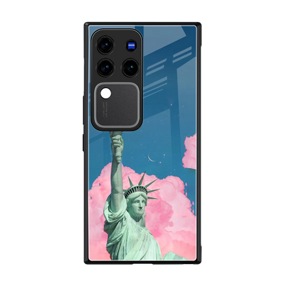 Dreamy Freedom back phone cover | glass case forvivo v30 pro
