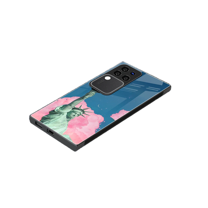 Dreamy Freedom stylish phone case forvivo v30 pro | glossy glass and slim fit