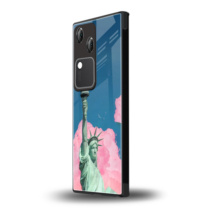 Dreamy Freedom vivo v30 mobile cover | shockproof glass phone case