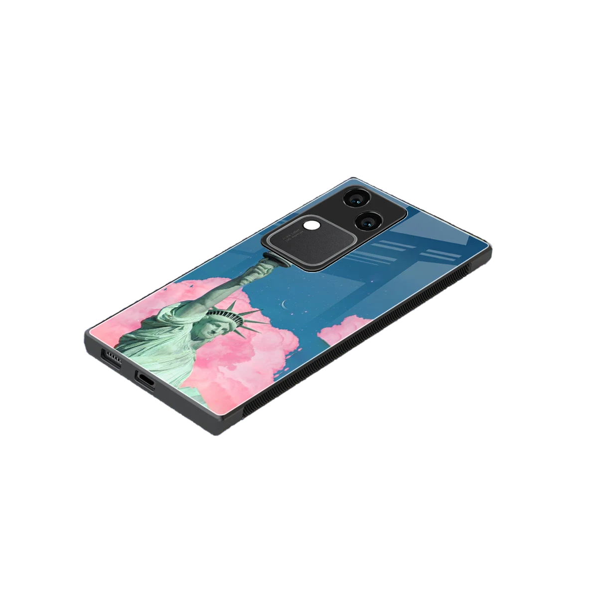 Dreamy Freedom stylish phone case for vivo v30 | glossy glass and slim fit