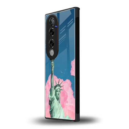 Dreamy Freedom vivo v40 pro mobile cover | shockproof glass phone case