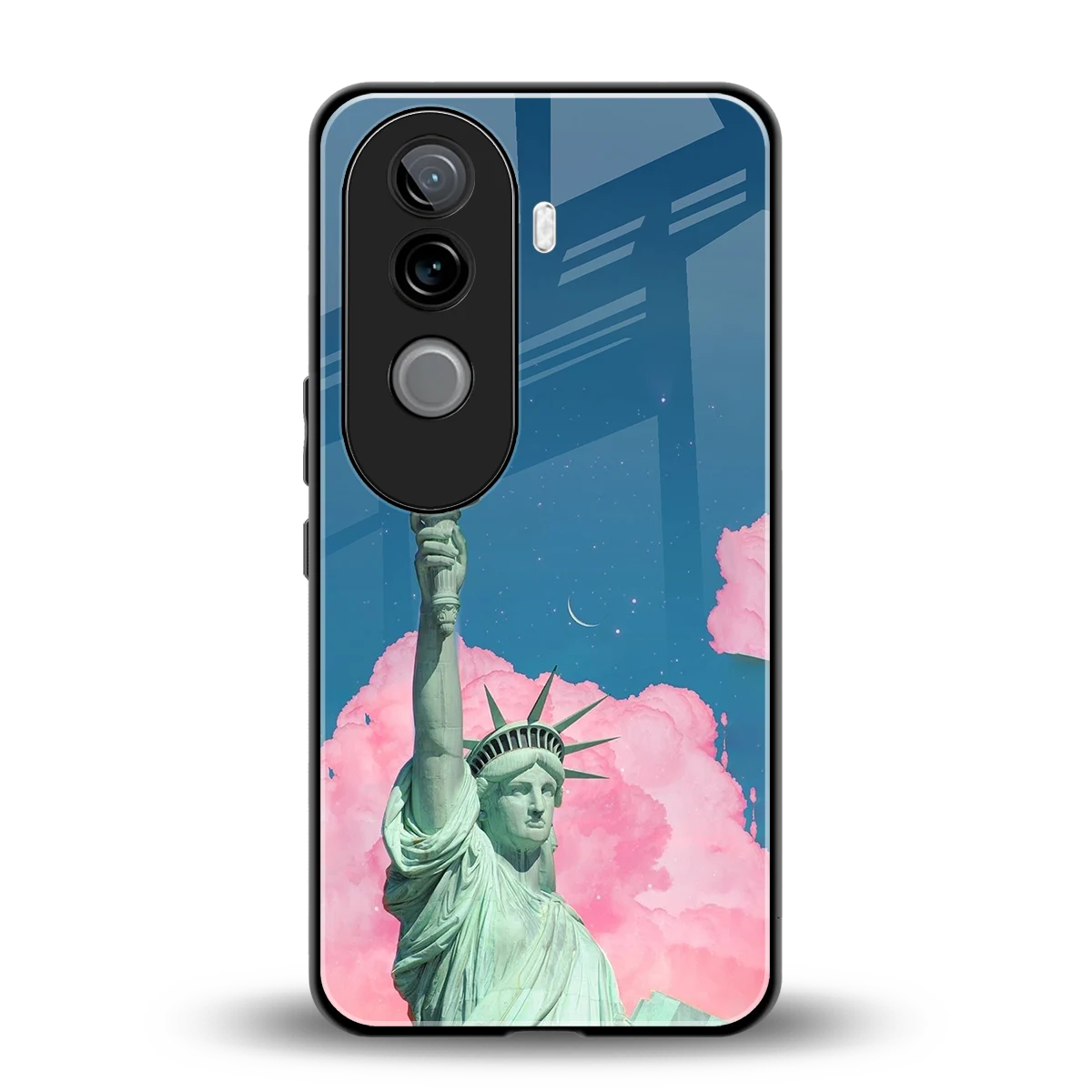 Dreamy Freedom back phone cover | glass case for vivo v40e