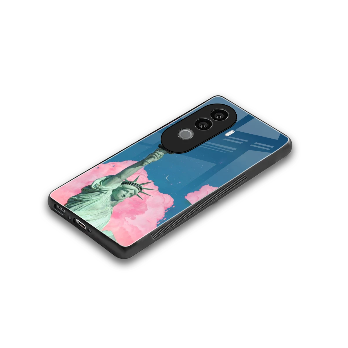 Dreamy Freedom stylish phone case for vivo v40e | glossy glass and slim fit