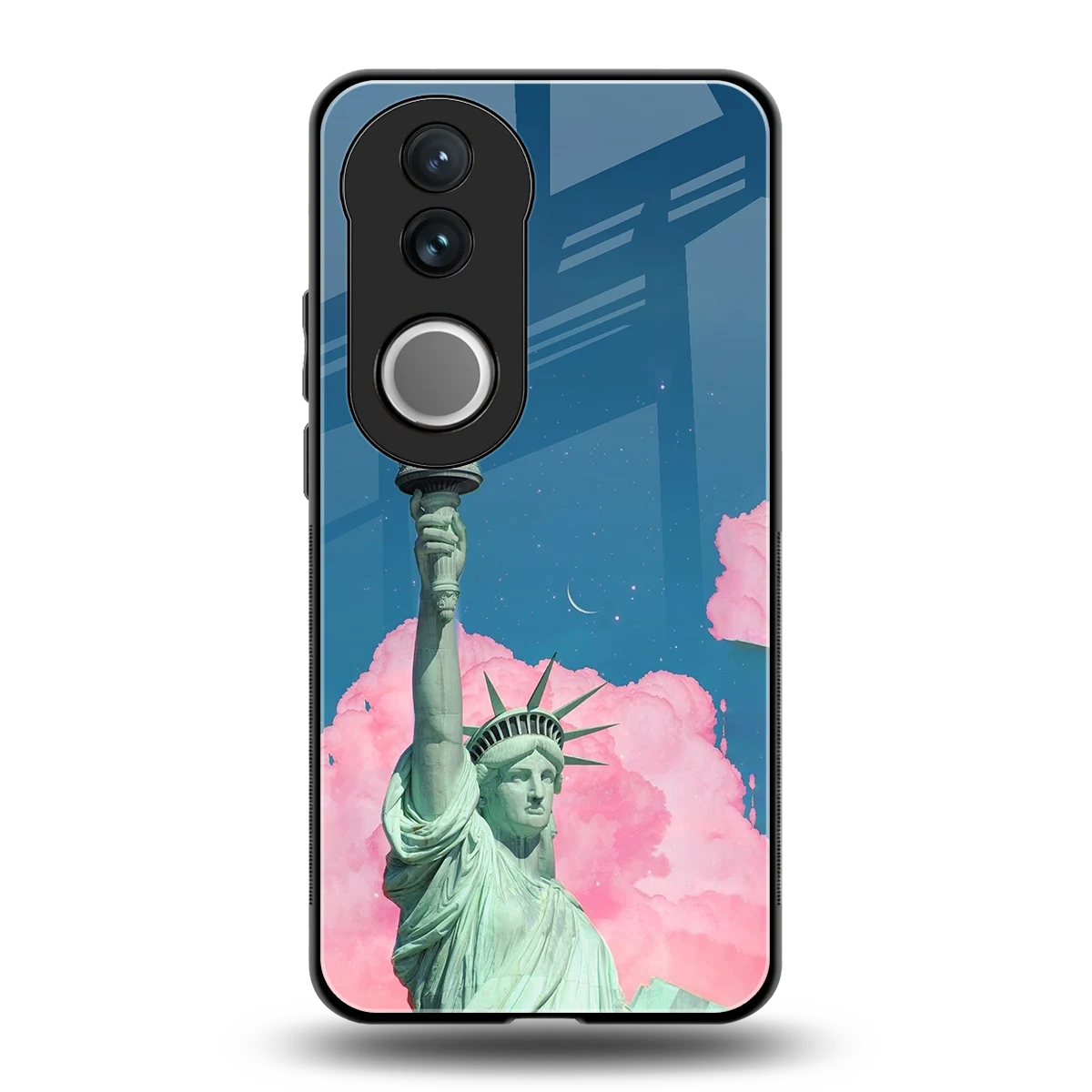 Dreamy Freedom back phone cover | glass case for vivo v50