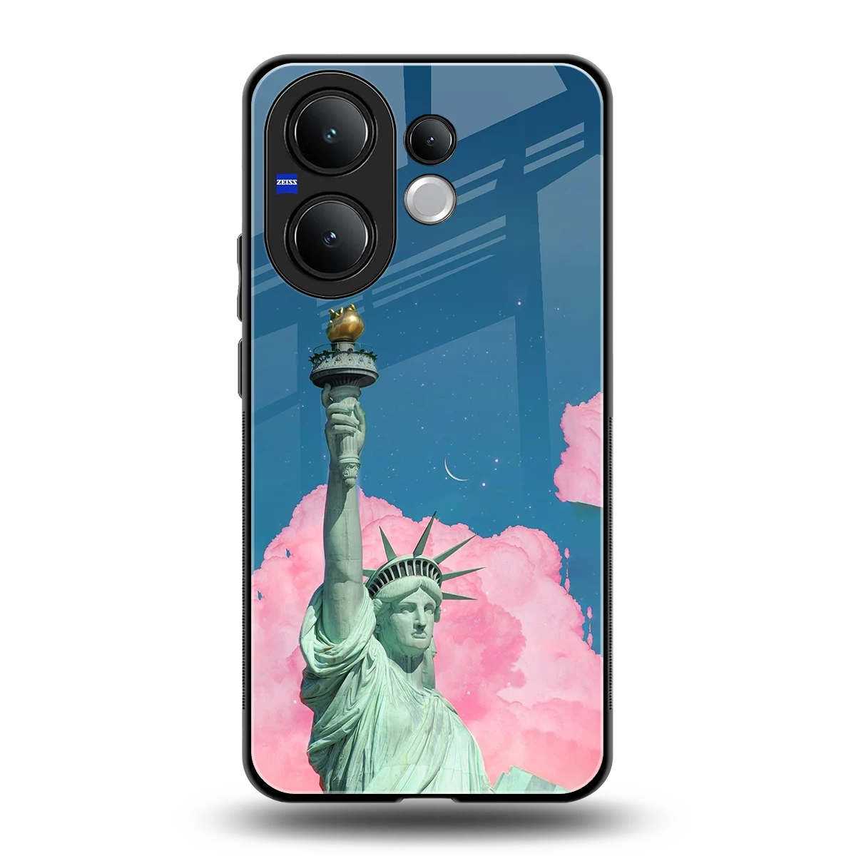 Dreamy Freedom back phone cover | glass case for vivo v60