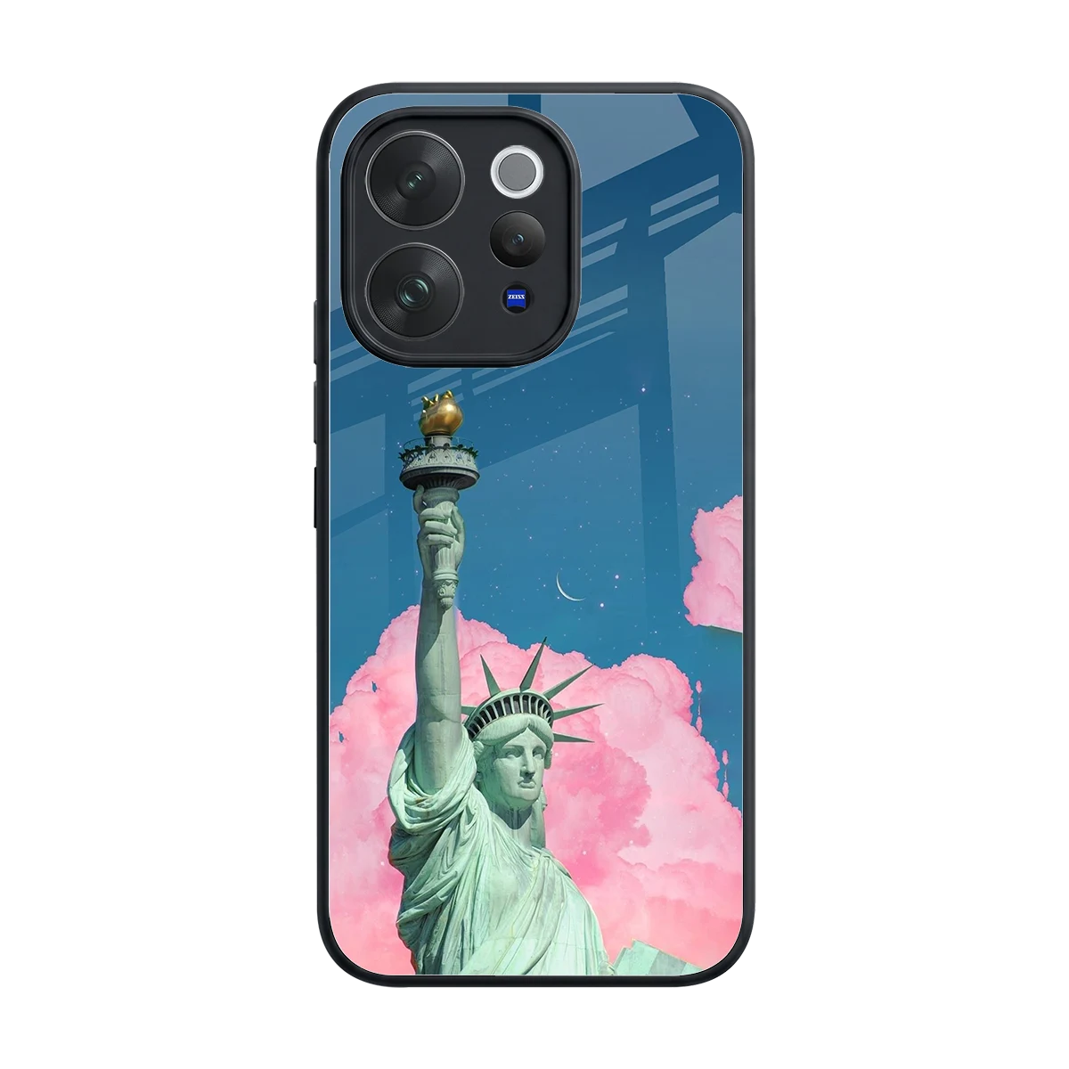 Dreamy Freedom back phone cover | glass case for vivo v70