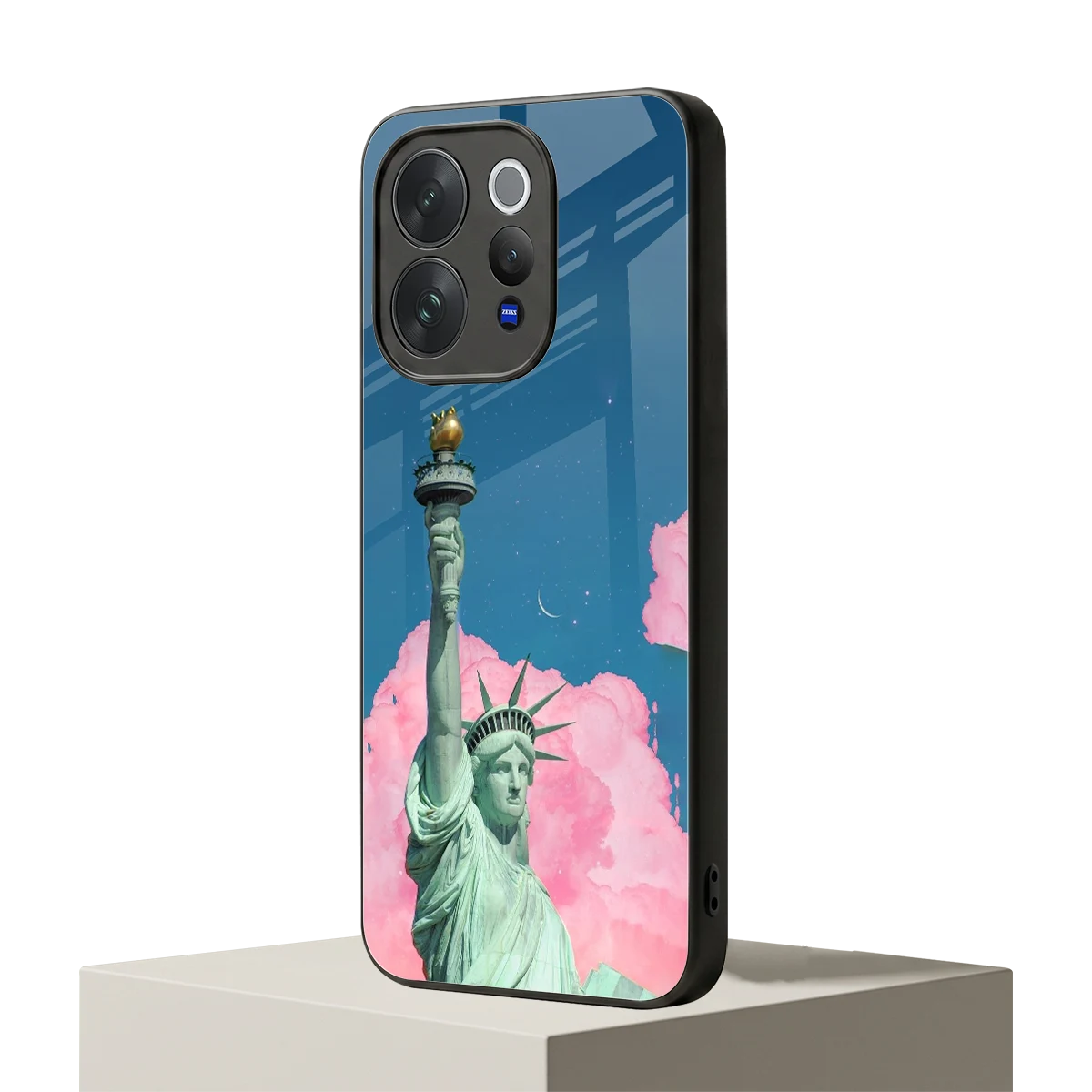 Dreamy Freedom vivo v70 elite mobile cover | shockproof glass phone case