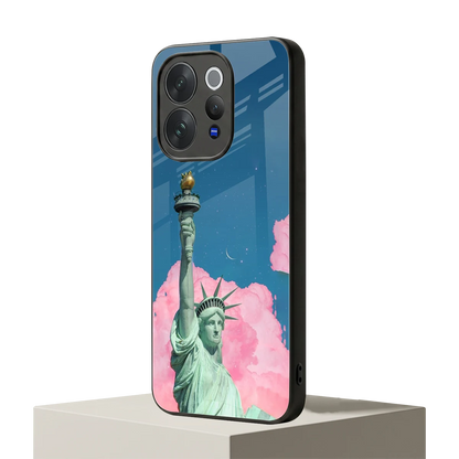 Dreamy Freedom vivo v70 elite mobile cover | shockproof glass phone case