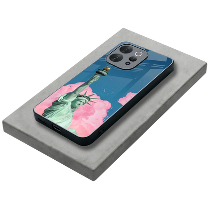 Dreamy Freedom stylish phone case for vivo v70 | glossy glass and slim fit