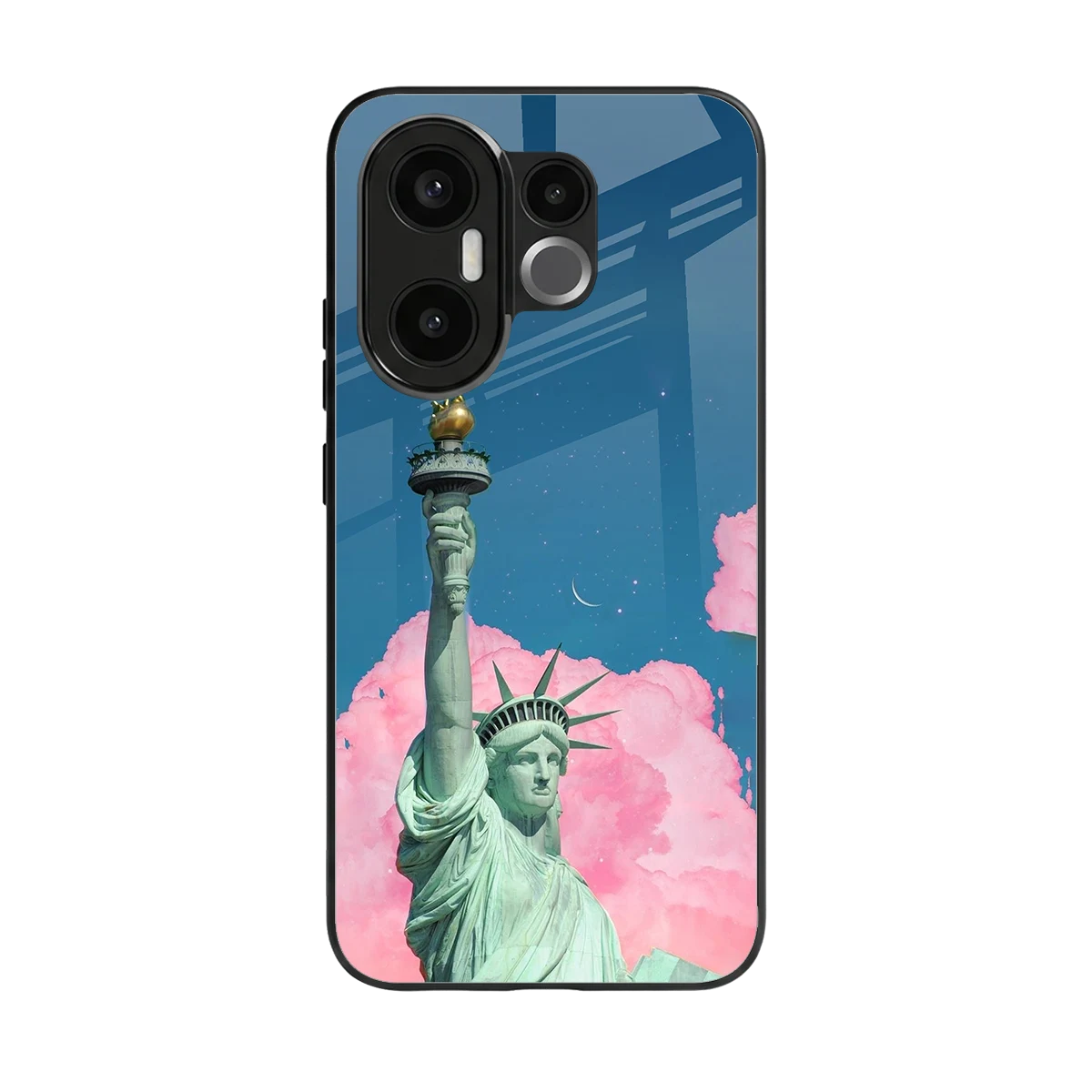 Dreamy Freedom back phone cover | glass case for vivo x200 fe