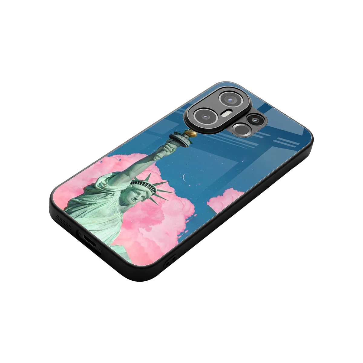 Dreamy Freedom stylish phone case for vivo x200 fe | glossy glass and slim fit
