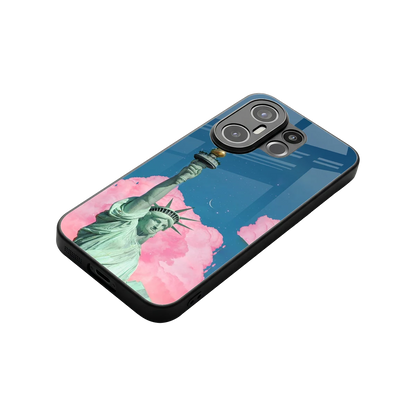 Dreamy Freedom stylish phone case for vivo x200 fe | glossy glass and slim fit