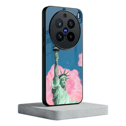 Dreamy Freedom vivo x200 pro mobile cover | shockproof glass phone case