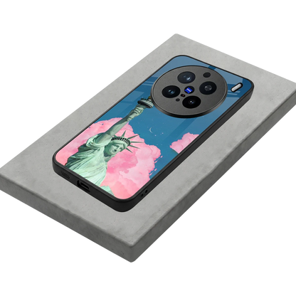 Dreamy Freedom stylish phone case for vivo x200 pro | glossy glass and slim fit