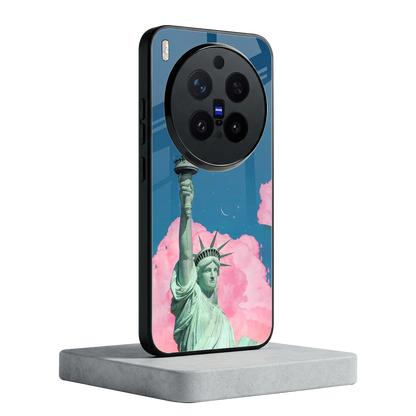 Dreamy Freedom vivo x300 pro mobile cover | shockproof glass phone case