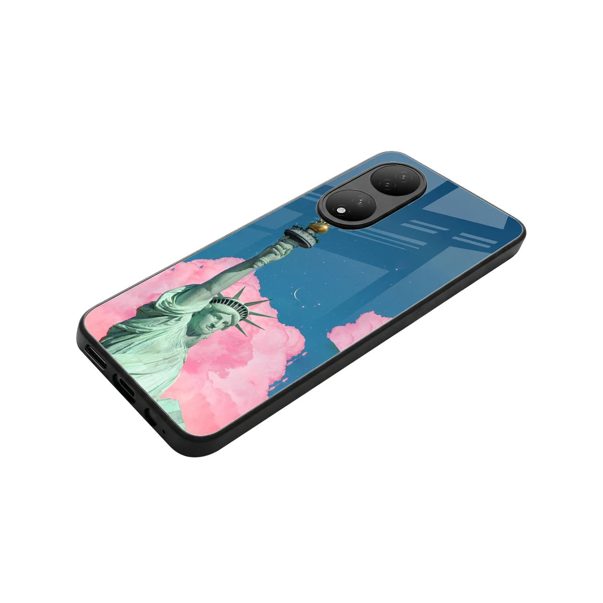 Dreamy Freedom stylish phone case for Vivo-y100 | glossy glass and slim fit