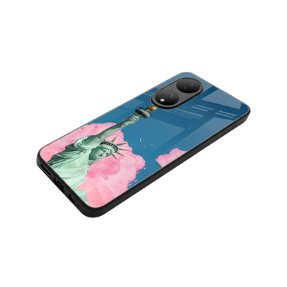Dreamy Freedom stylish phone case for Vivo-y100 | glossy glass and slim fit