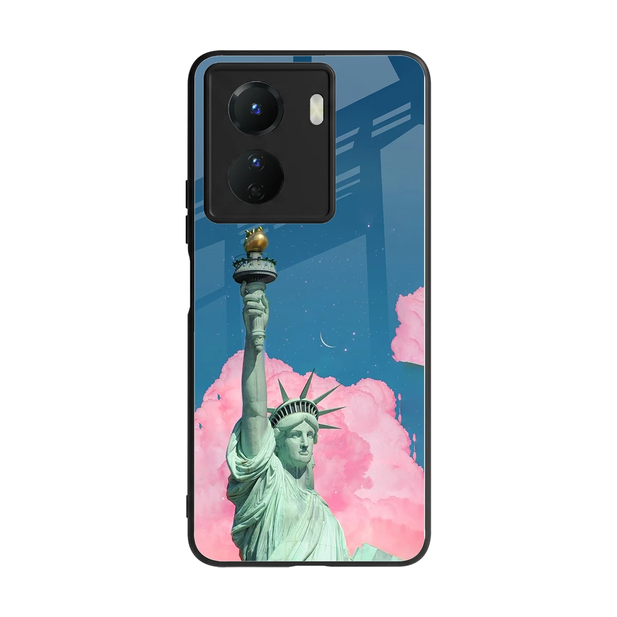 Dreamy Freedom back phone cover | glass case for vivo y16