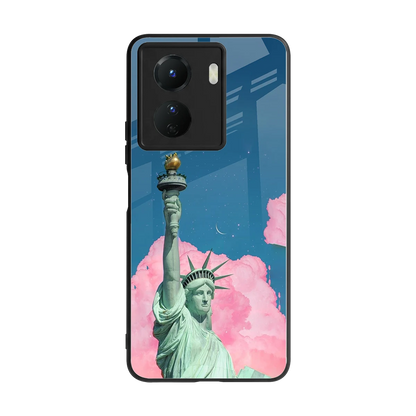 Dreamy Freedom back phone cover | glass case for vivo y16