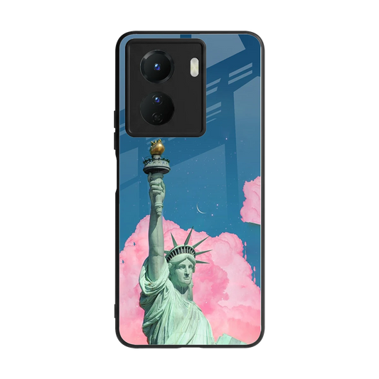 Dreamy Freedom back phone cover | glass case for vivo y16
