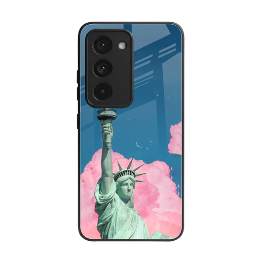 Dreamy Freedom back phone cover | glass case for redmi 15 5g