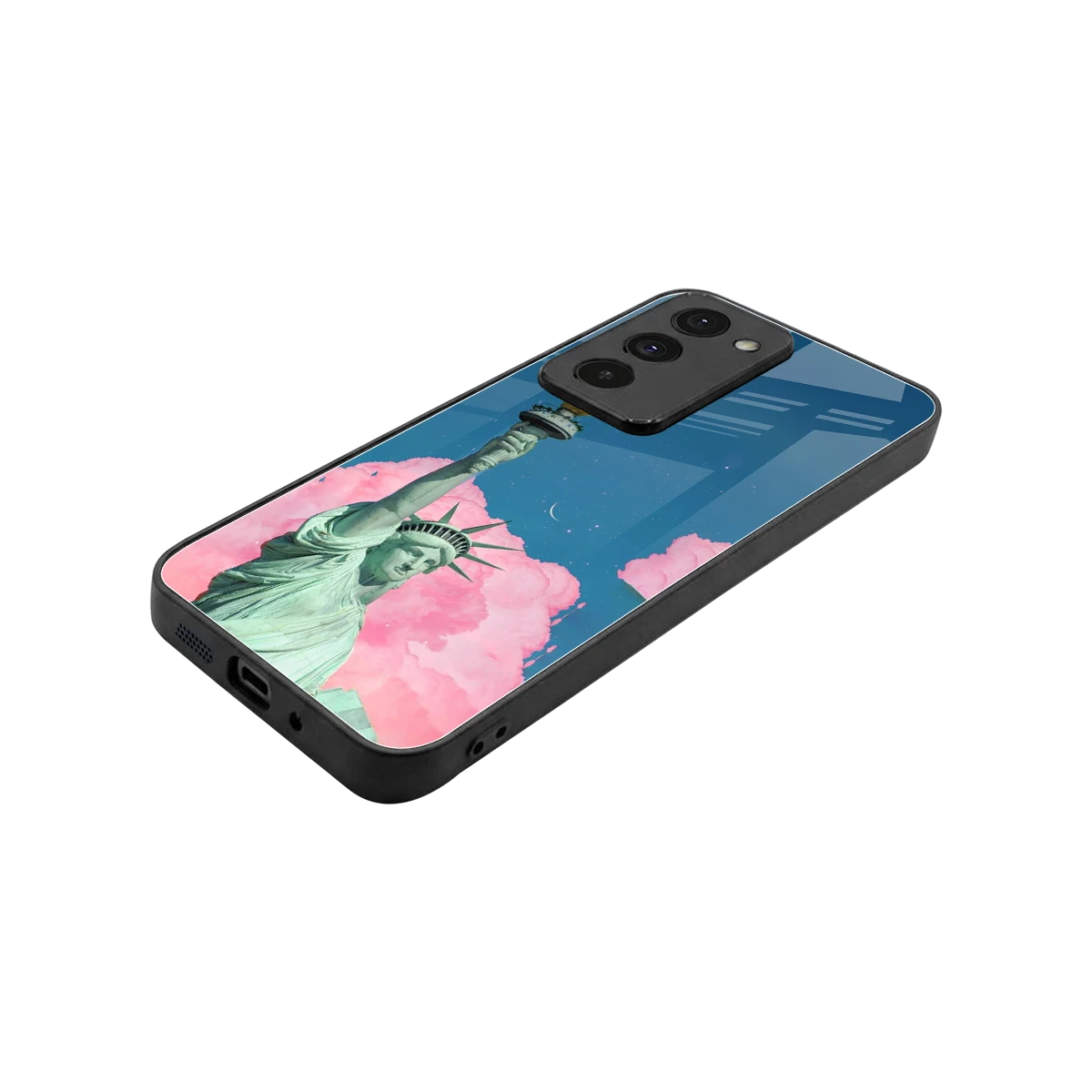 Dreamy Freedom stylish phone case for redmi 15 5g | glossy glass and slim fit