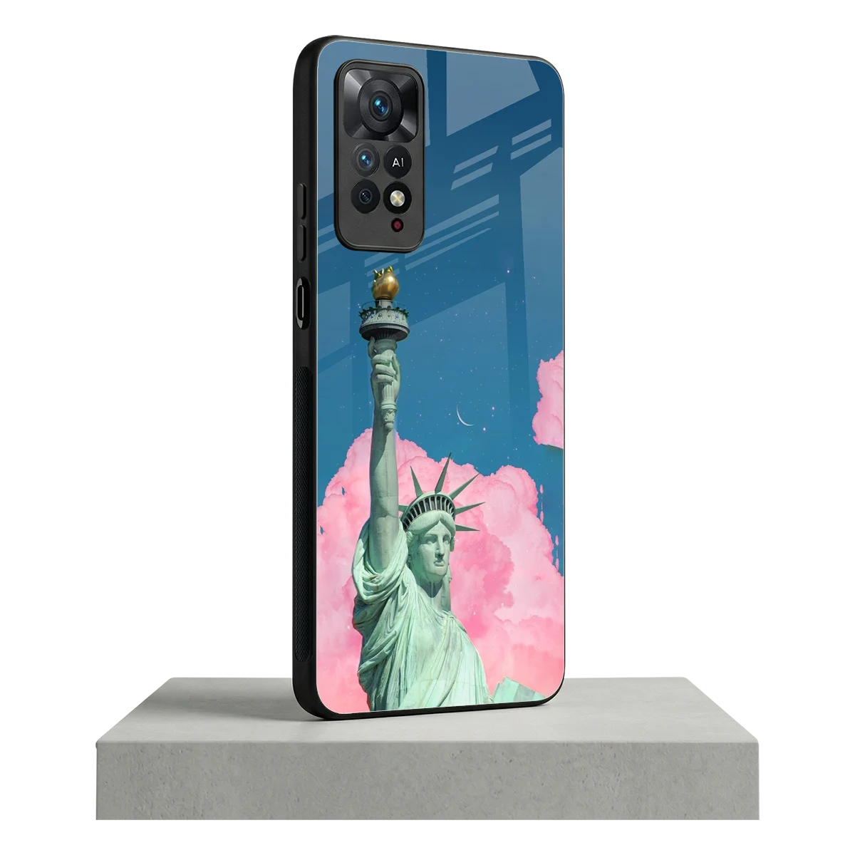 Dreamy Freedom redmi note 11 pro mobile cover | shockproof glass phone case