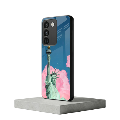 Dreamy Freedom vivo y200 5g mobile cover | shockproof glass phone case