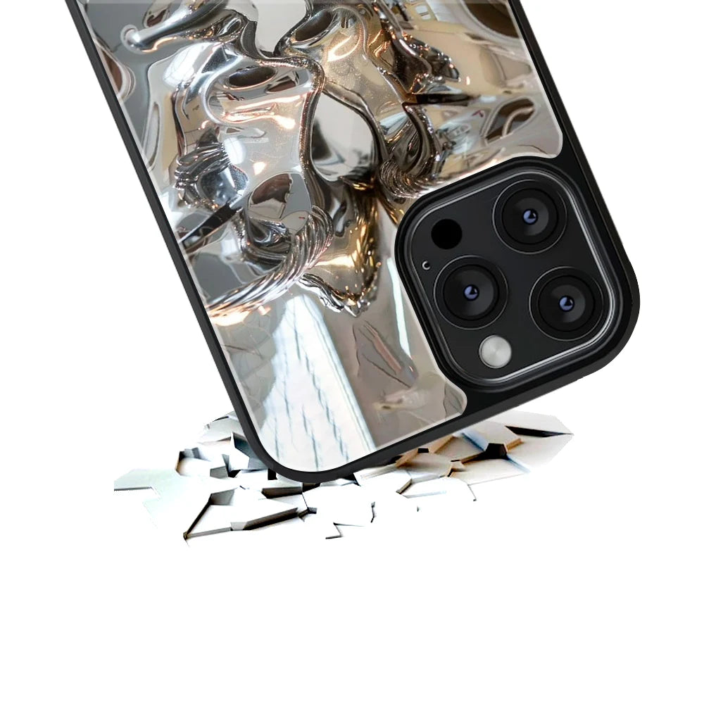 Durable Glass Back Mobile Case for iPhone, Samsung, OnePlus, Google Pixel, Redmi, Vivo, Oppo