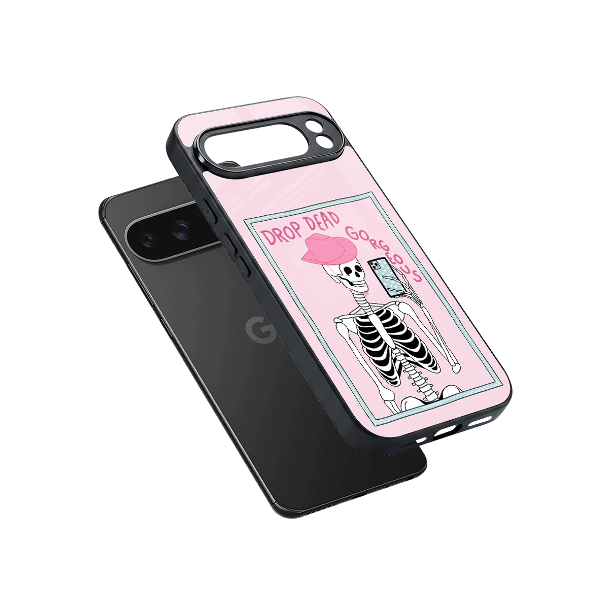 Drop Dead Gorgeous sleek google pixel 10 pro xl cover with tempered glass back and TPU edges
