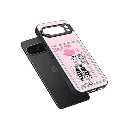 Drop Dead Gorgeous sleek google pixel 10 pro xl cover with tempered glass back and TPU edges