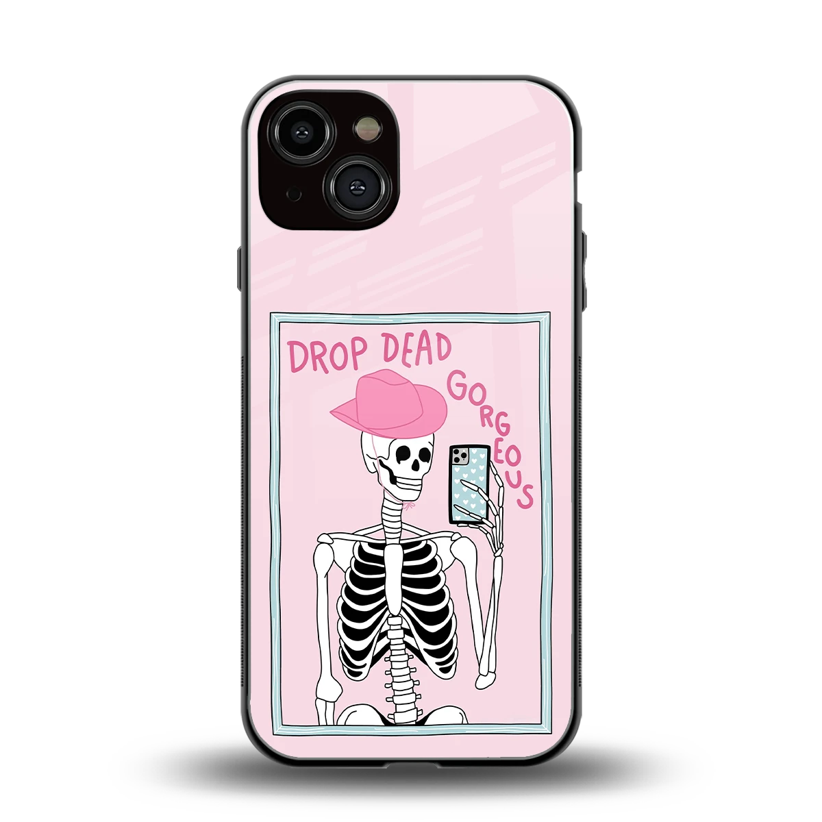 Drop Dead Gorgeous back phone cover | glass case for iphone 14