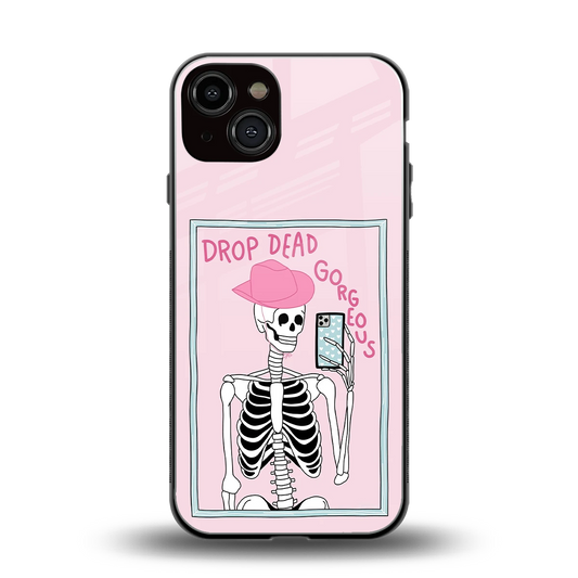 Drop Dead Gorgeous back phone cover | glass case for iphone 14
