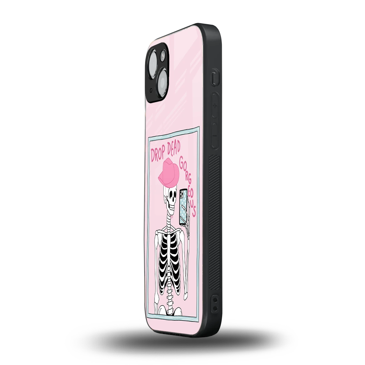 Drop Dead Gorgeous iphone 14 plus mobile cover | shockproof glass phone case