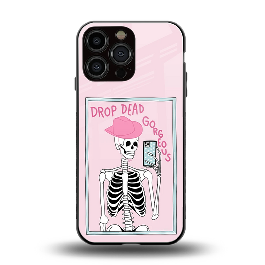 Drop Dead Gorgeous back phone cover | glass case for iphone 15 pro max