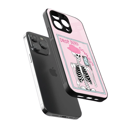 Drop Dead Gorgeous sleek iphone 15 pro max cover with tempered glass back and TPU edges