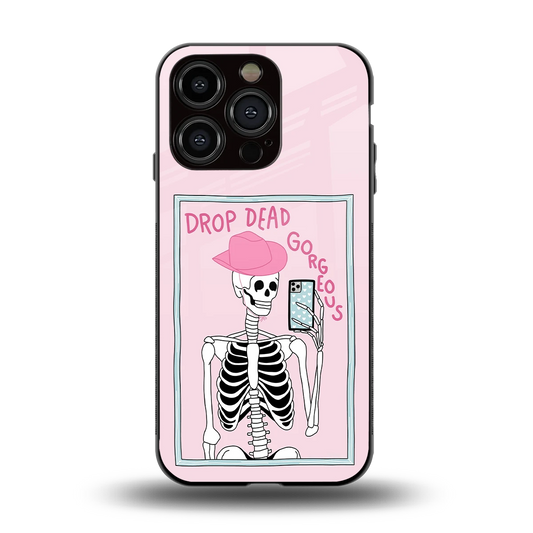 Drop Dead Gorgeous back phone cover | glass case for iphone 15 pro