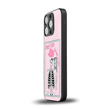 Drop Dead Gorgeous iphone 15 pro mobile cover | shockproof glass phone case